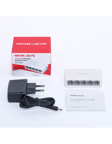 Mercusys MS105, 5-Port 10/100Mbps Desktop Switch