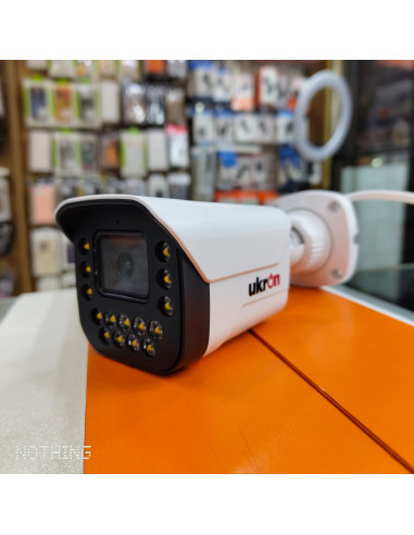 Ukron 4 Mp Ip Poe Sesli Güvenlik Kamerası Warm LED