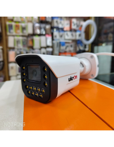 Ukron 4 Mp Ip Poe Sesli Güvenlik Kamerası Warm LED