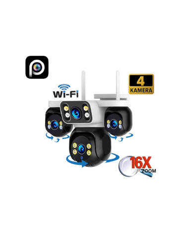 4 Kameralı 4 Lens Wifi Kamera Hieasy Türkçe...