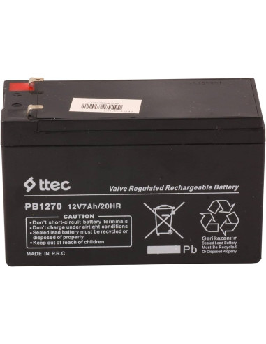 TTEC 12V 7AH BASE BAKIMSIZ KURU AKU