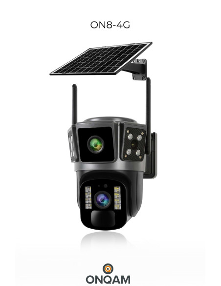 4G SIM KARTLI GÜNEŞ PANELLİ KAMERA 2 LENS 3MP ON8-4G O-KAM
