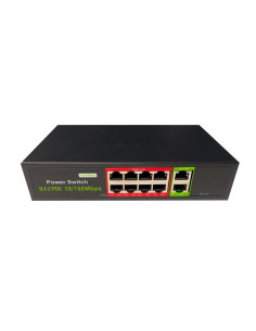 8+2 Port Poe Switch 10/100 Mbps